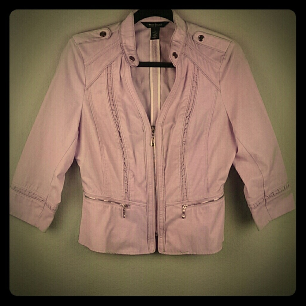 White House Black Market Purple Jacket